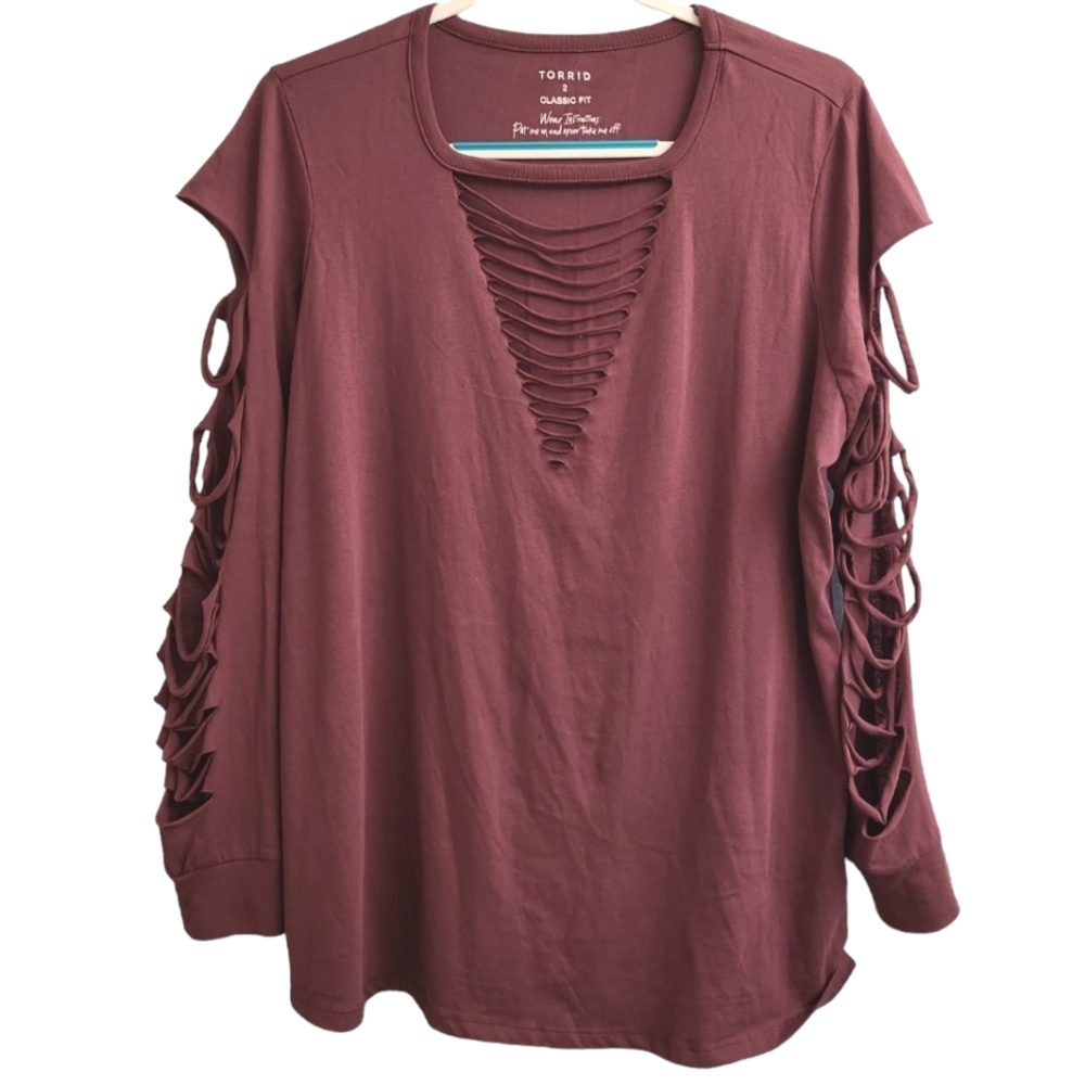 2 For $25! Peek-a-boo top